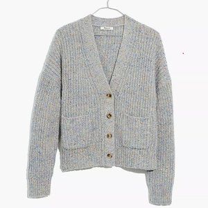 Madewell Speckled Ribbed Cardigan XS
